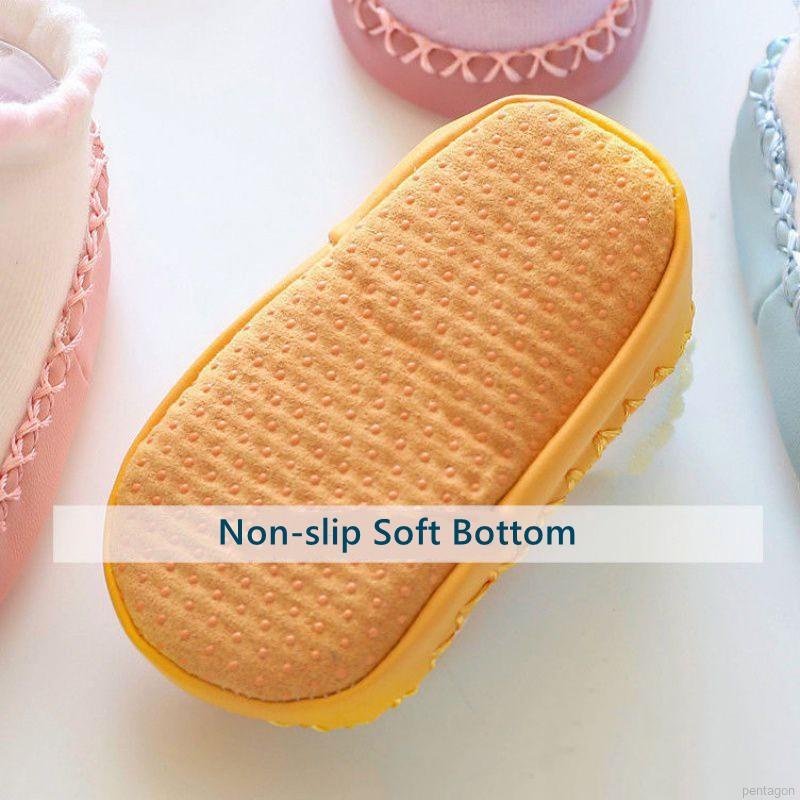 Giày tất cotton đế mềm chống trơn trượt hình thỏ dễ thương ngộ nghĩnh cho bé tập đi