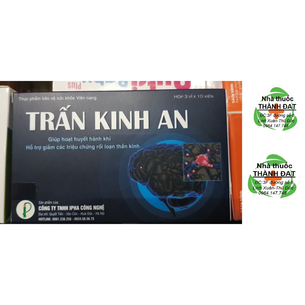 trấn kinh an hộp 30 viên