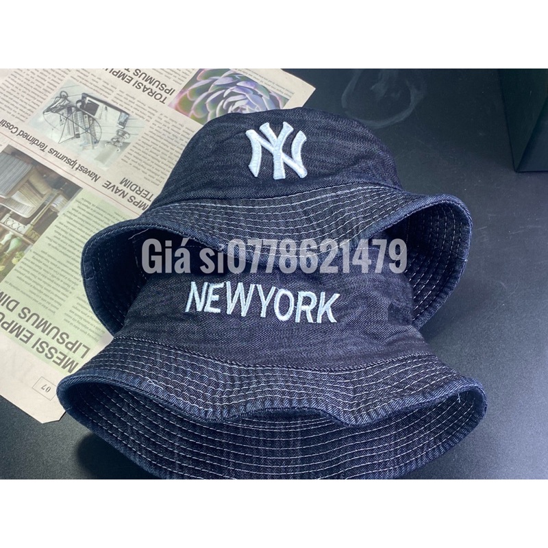 NÓN RIN BUCKET MŨ TAI BÈO RIN 2 MẶT N.Y + La CÁ TÍNH