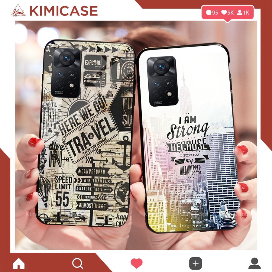 Ốp Xiaomi Redmi Note 11 / Redmi Note 11s 4g , Redmi Note 11 Pro / Redmi Note 11 Pro 5g lưng kính cường lực Galaxy