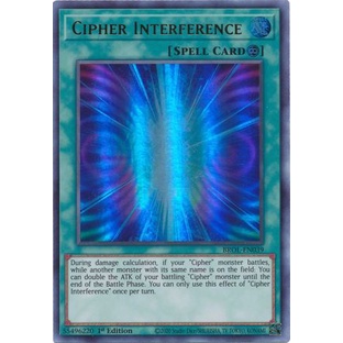 Thẻ bài Yugioh - TCG - Cipher Interference / BROL-EN039'