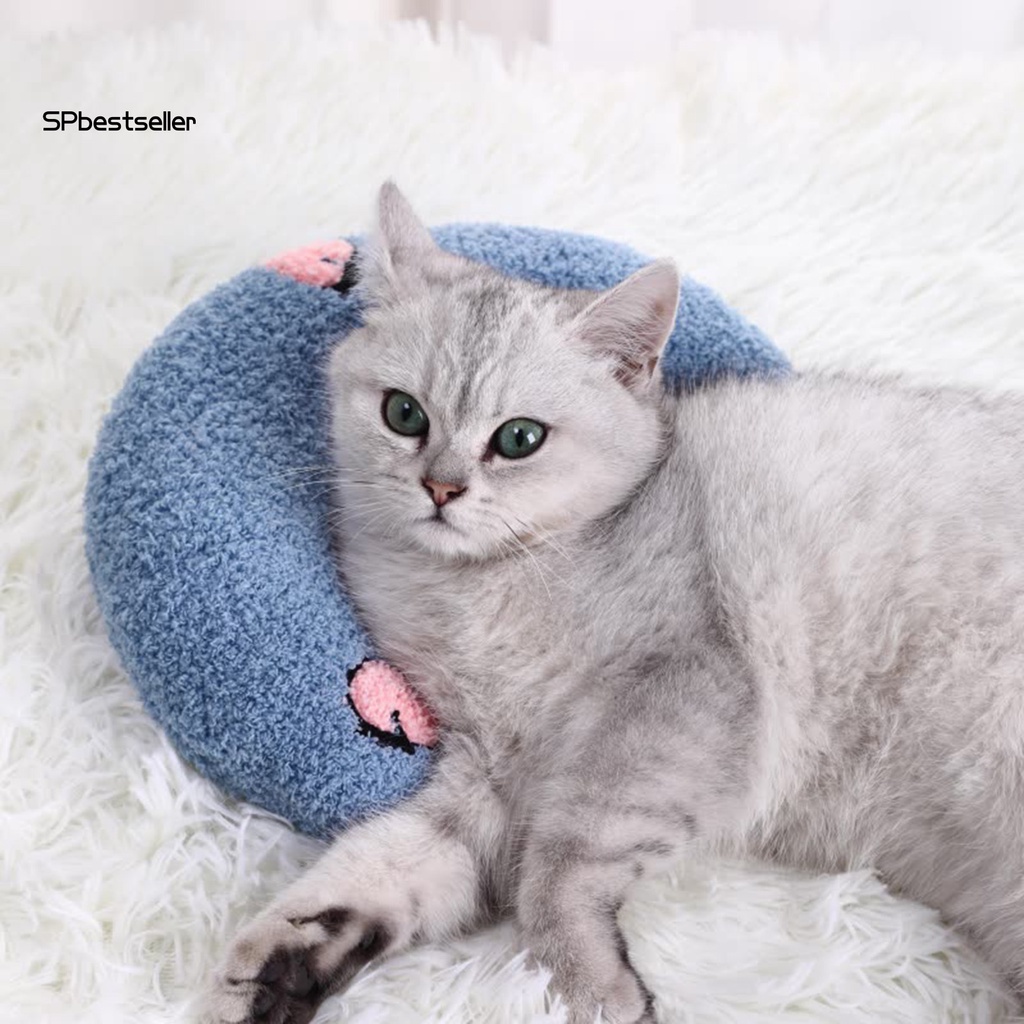 Gối Ngủ Chữ U Bảo Vệ Cột Sống Cho Thú Cưng Bằng Cotton PP