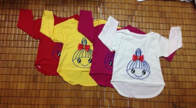[ XẢ KHO ] áo thun cotton cho bé gái, chất vải đẹp, mịn, mát, tà áo cực model
