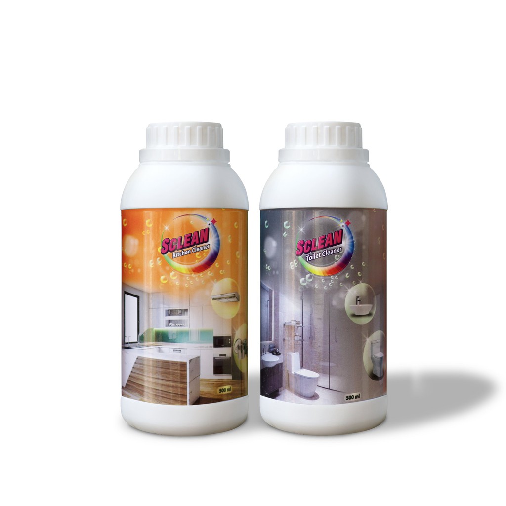 COMBO 2 CHAI SCLEAN 500ML TẶNG 2 BÌNH XỊT