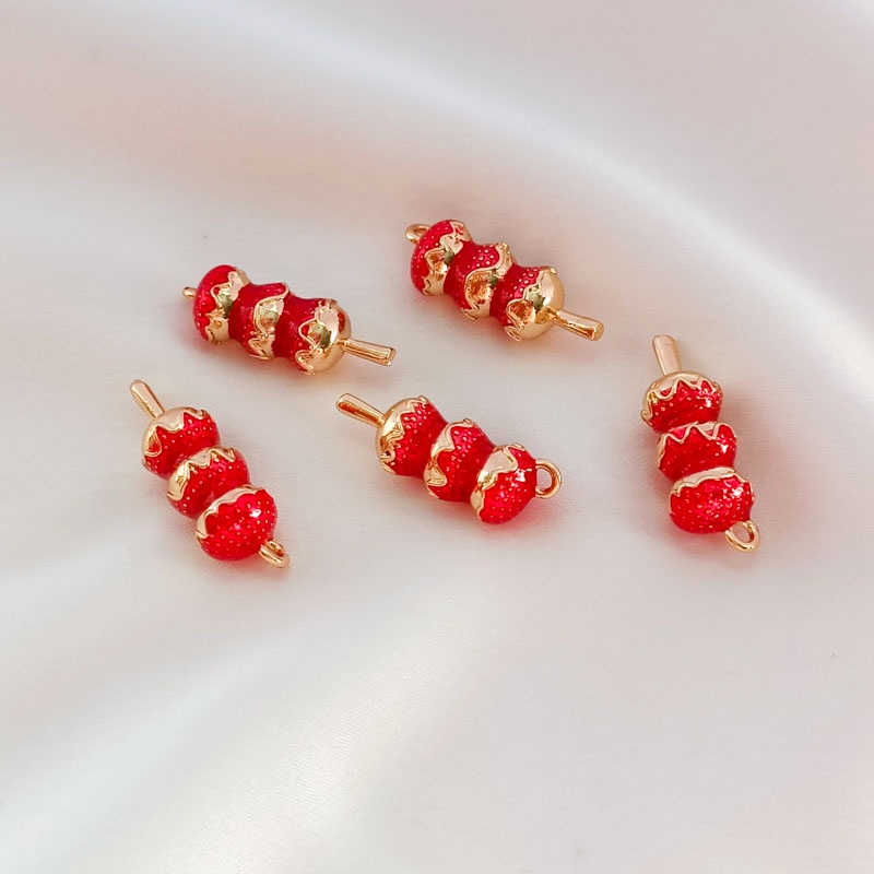 Mặt Dây Chuyền Bằng Đồng Mạ Vàng 14K diy Nhiều Màu Sắc