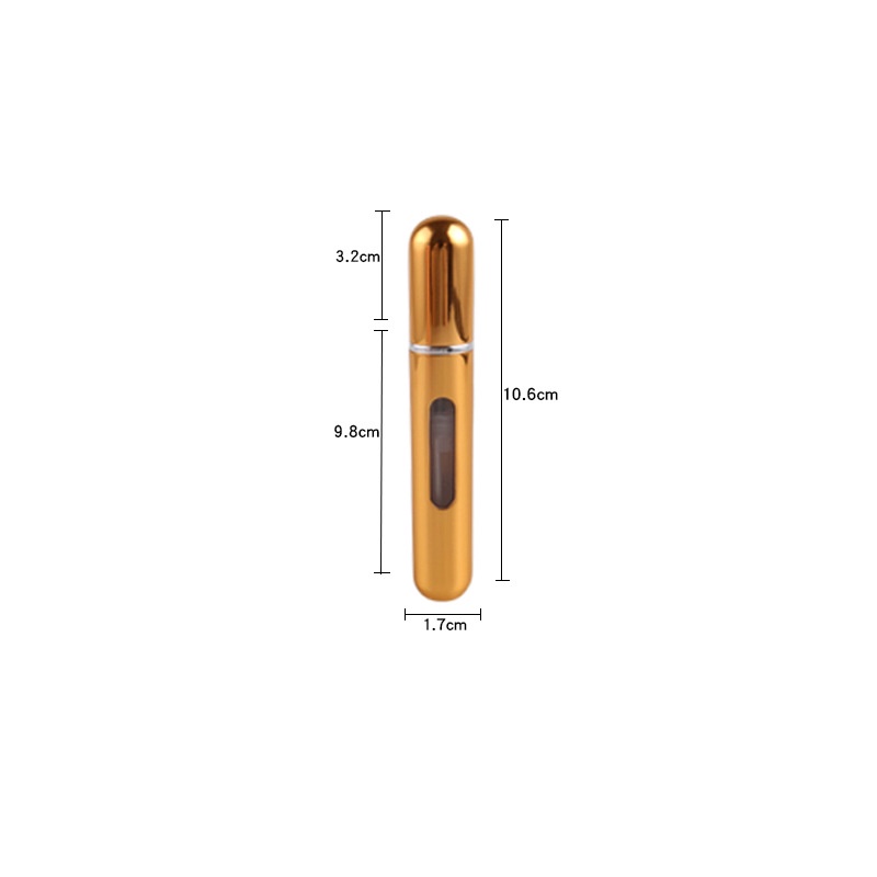 Chai chiết nước hoa tự động 8ml vỏ nhôm