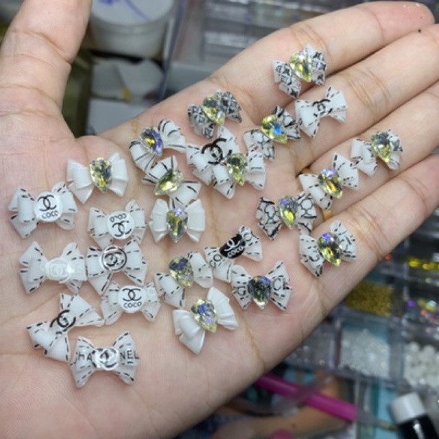 Nơ bột nail thương hiệu [ ẢNH THẬT]