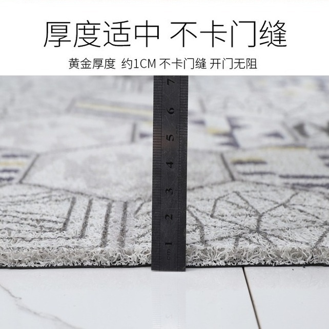 Thảm Lót Sàn Hình Tròn Bằng Pvc In Hoạt Hình Dễ Thương