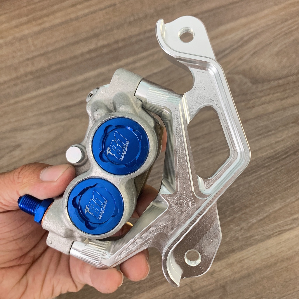 COMBO HEO + PÁT - Heo Dầu 8.1 Racing 4piston đối xứng Kèm PÁT CNC Pát Trước gắn Winner đi đĩa size 260mm 267mm - CÓ LẺ