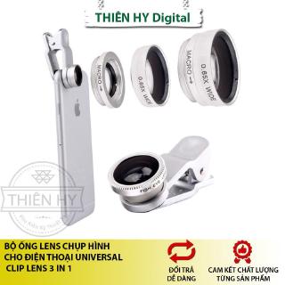 Bộ Ống Lens Chụp Hình Cho Điện Thoại Universal Clip Lens 3 In 1 (PVN644,PVN645,PVN646)