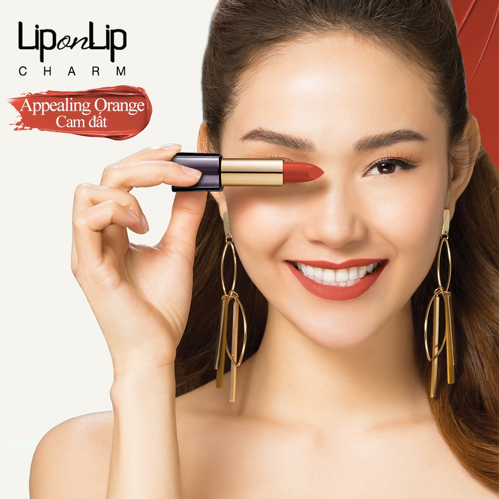 Son lì Collagen siêu mịn Lip On Lip Charm 4g