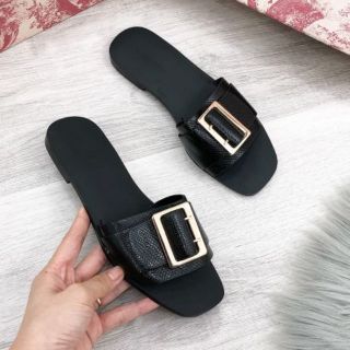 SANG CHẢNH (Ảnh Thật)m Dép nữ quai ngang phối khoá hàng đế xịn . . RẺ ĐẸP . new mùa thu NEW :))