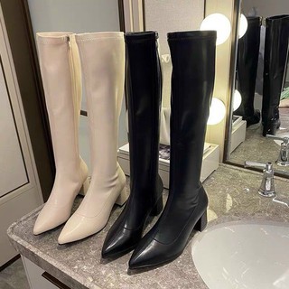 Giày bốt Boots đùi Da thật mềm êm đẹp xuất sắc