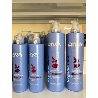 DẦU GỘI XẢ DIVA 400ML*2 PHỤC HỒI VÀ BẢO VỆ MÀU NHUỘM  (MẪU MỚI NHẤT)