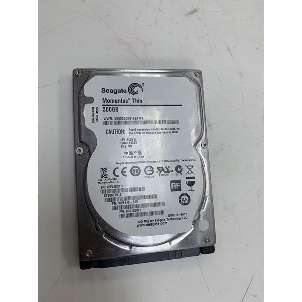 Ổ cứng HDD laptop 2.5 500Gb mới cảnh báo, sk yếu