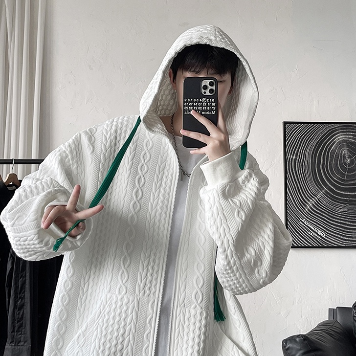 Áo hoodie nam tay dài hàn quốc dành cho nam nữ hoodie zip cặp đôi áo hoodie trắng nữ bigsize hàng đầu của phụ thời trang form rộng unisex áo khoác