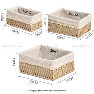 [SẴN+ORDER] GIỎ MÂY VINTAGE