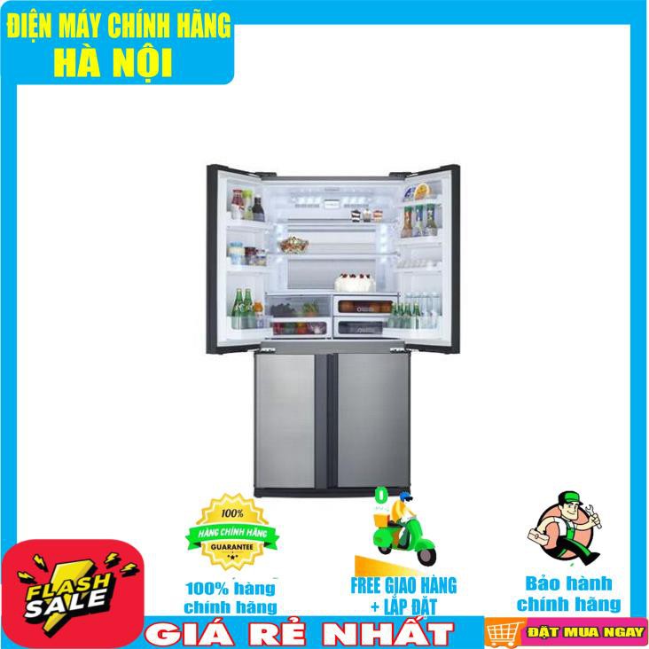 Tủ lạnh Sharp 4 cánh SJ-FX631V-SL