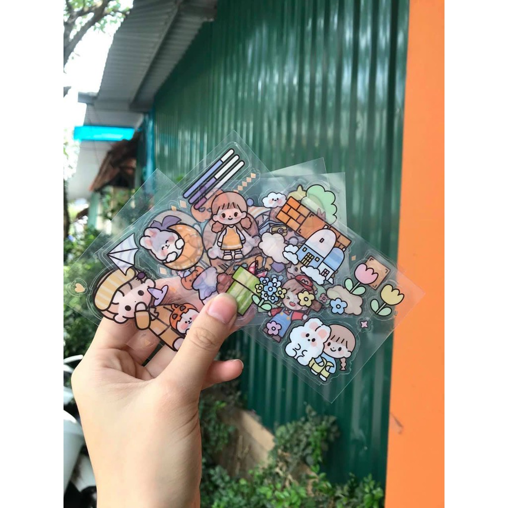 BỘ 1000 STICKER TRANG TRÍ SÁCH VỞ, SỔ TAY SIÊU XINH