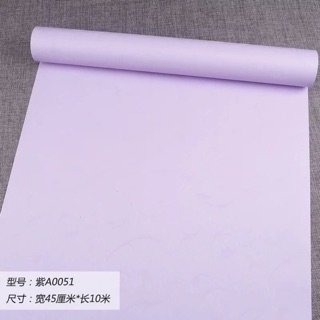 10 mét giấy dán tường sẵn keo trơn màu tím siêu đẹp