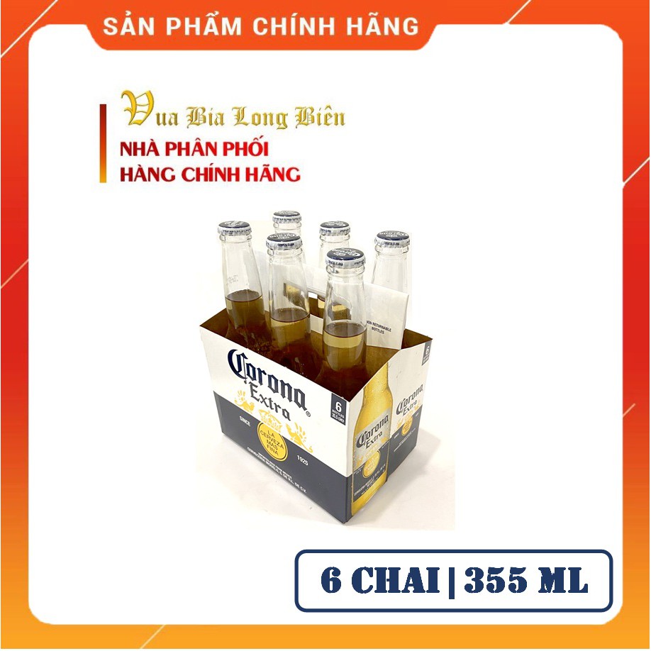 [LỐC 6 nhập khẩu] Bia Corona extra 355ml