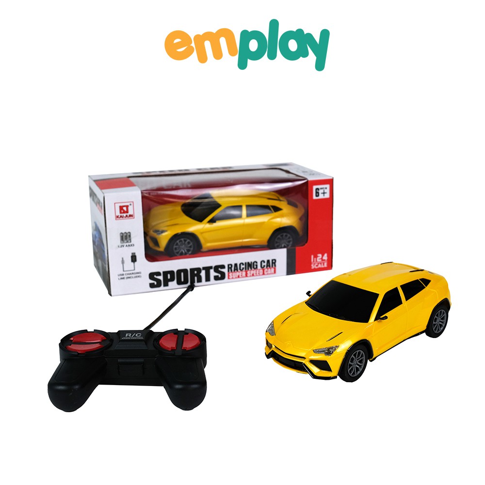 Đồ Chơi Ô Tô Điều Khiển Từ Xa Có Dây Sạc Full Box Emplay