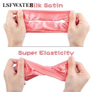Bộ 60 sợi dây cột tóc bằng lụa satin cho nữ