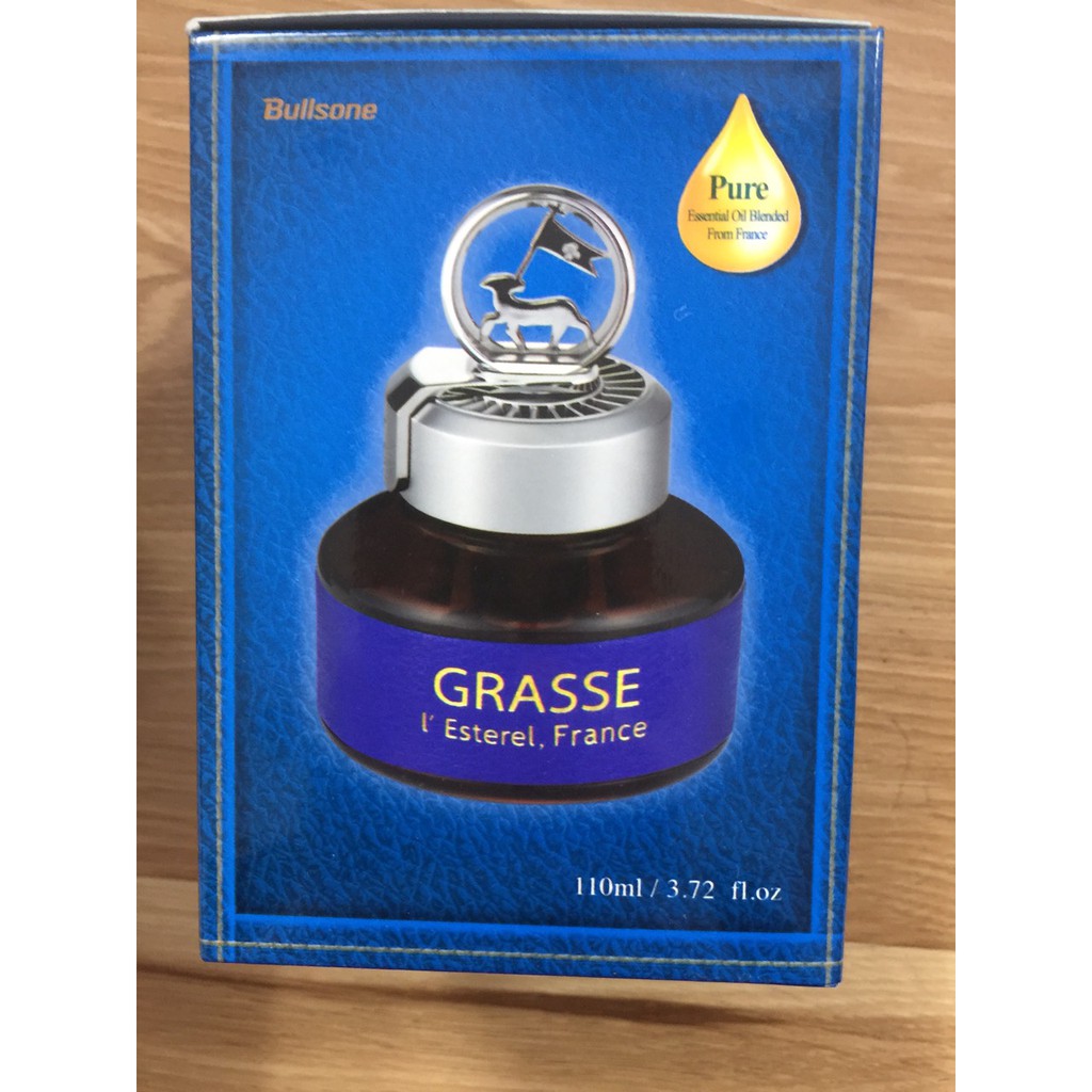 Nước hoa cao cấp Hàn quốc cho xe oto Bullsone Grasse -110ml - thơm lâu, hương thơm dịu nhẹ