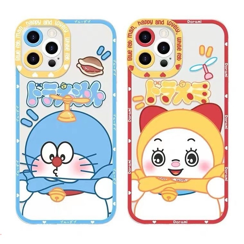 Ốp Điện Thoại Silicon Mềm Trong Suốt In Hình Doraemon Cho Iphone 13 12 11 Pro MAX X XR XS MAX 6 7 8 Plus