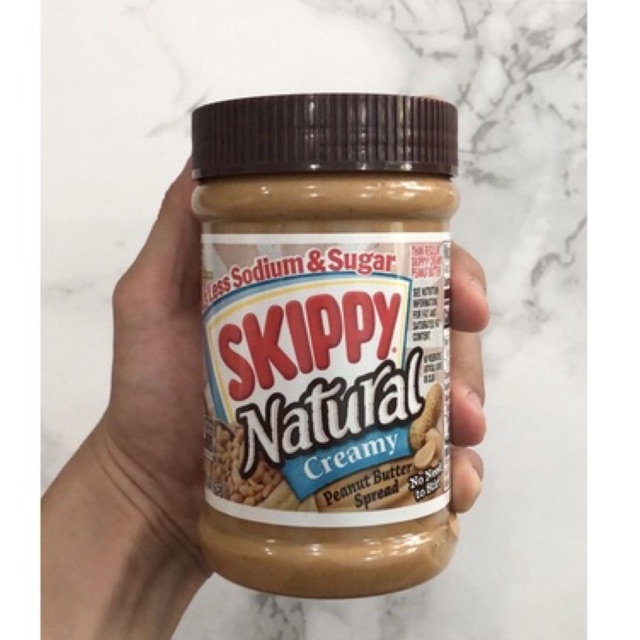 Bơ đậu phộng Skippy Natural 15 Oz (425gr)