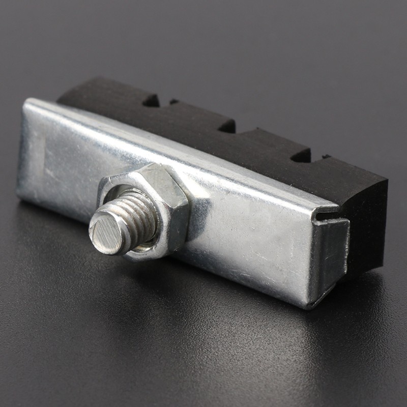 Má phanh chữ V bằng cao su màu đen siêu bền cho xe đạp leo núi chất lượng