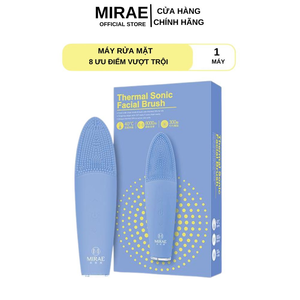 Máy Rửa Mặt MIRAE CHÍNH HÃNG - Bảo Hành 1 Năm MIRAE THERMAL SONIC FACIAL BRUSH, MP003