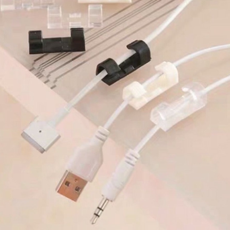 [VỈ 16 #NẸP KEO 3M MỚI] Nẹp Cố Định Dây Điện Kẹp Giữ Cáp Sạc Nẹp Dây Điện Chống Rối Dán Tường