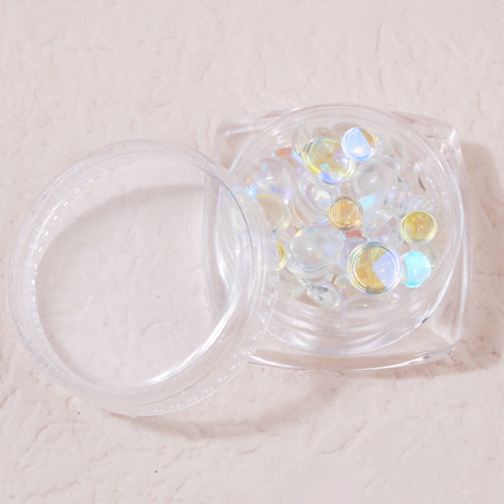 1 Hộp Phụ Kiện Trang Trí Móng Tay Lấp Lánh Thời Trang