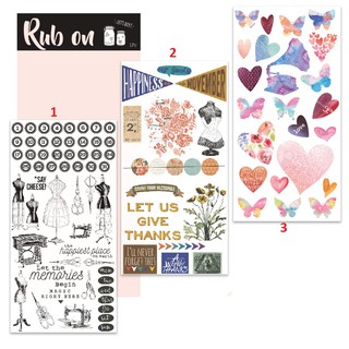 Sticker cạo vintage