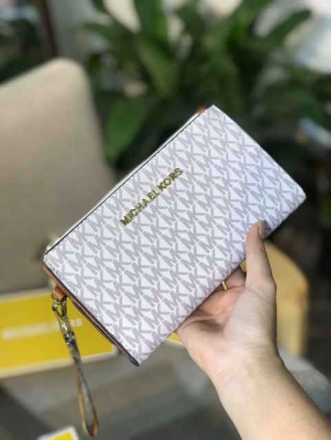 Ví mk 2 ngăn kéo khóa cầm tay xịn sò size18 fullbox