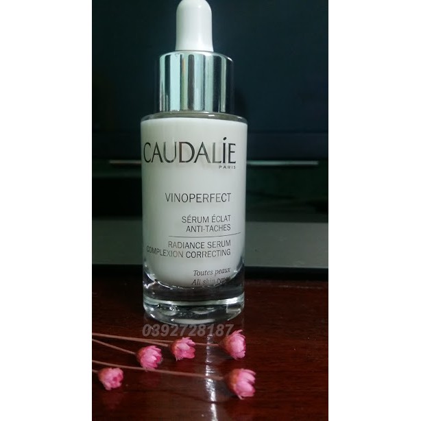 SERUM CAUDALIE VINOPERFECT làm trắng da, mờ nám, đốm nâu và tàn nhang.