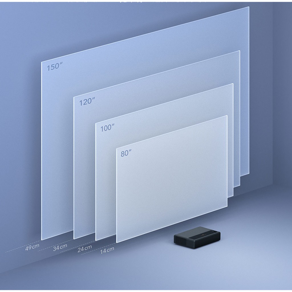 MÁY CHIẾU XIAOMI LASER PROJECTOR 1S 4K MÀU ĐEN  .
