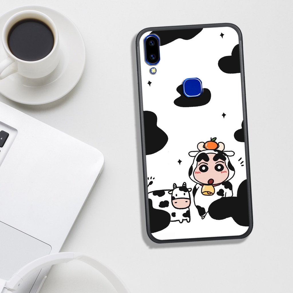 ỐP LƯNG VIVO V9/Y85/Y91/Y93/Y95/Y97, IN HÌNH BÒ SỮA SIÊU SIÊU ĐÁNG YÊU