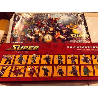 Combo 16 nhân vật lego siêu anh hùng Avenger Marvel - Decool - MR8014