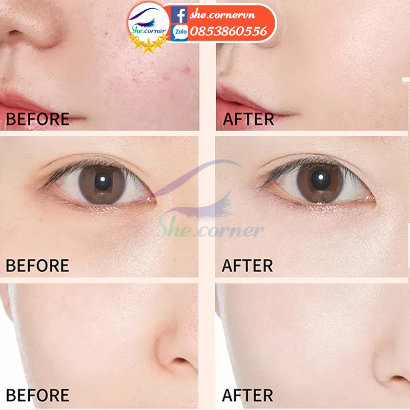 Bảng che khuyết điểm 6 màu MAYCHEER Six Colors Concealer Professional Makeup 1077 kem che quầng thâm, vết mụn lâu 12g | BigBuy360 - bigbuy360.vn