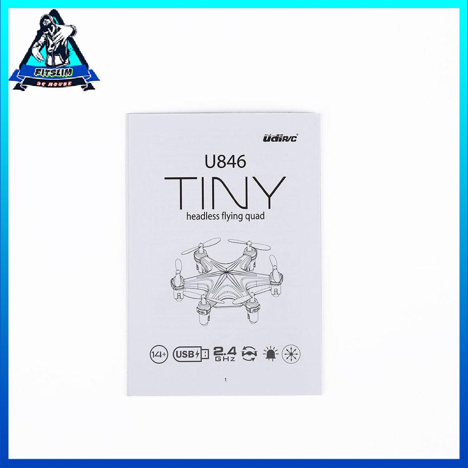 U846 RC Drone Mini 2,4 GHz 6 TRỤC GYRO 4 kênh Máy bay Quadcopter USB [6/27]