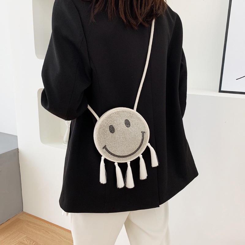Túi cói Vai Bằng Rơm Hình Tròn Thời Trang Mùa Hè 2021 Dành Cho Bạn Nữ