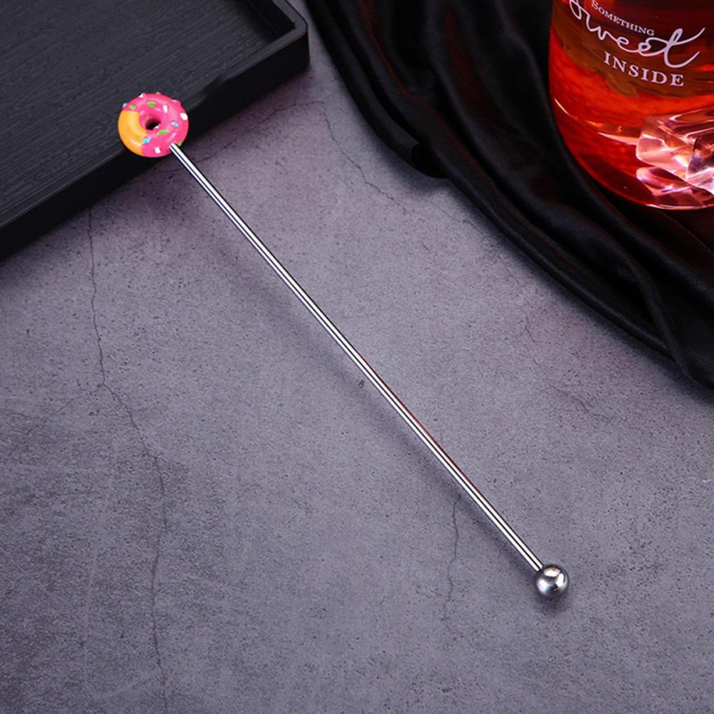 HARRIETT Cây Khuấy Đồ Uống Hình Bánh Donut