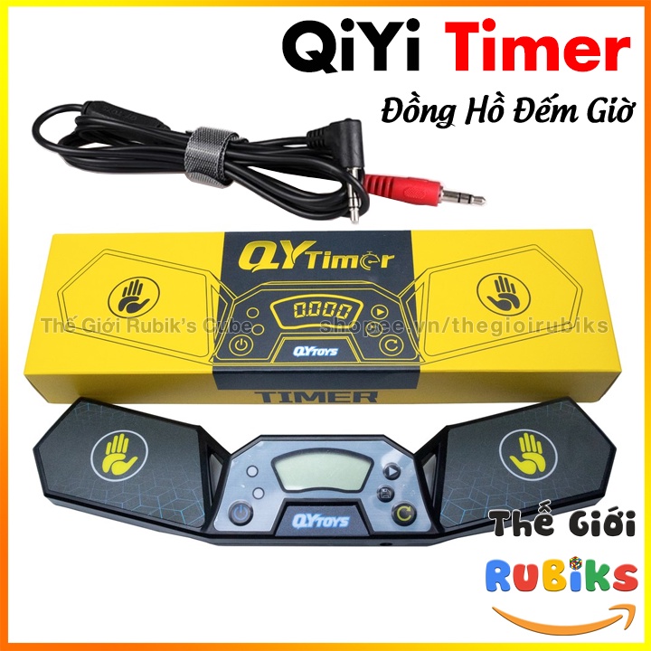 [Có dây Cáp] Đồng Hồ Rubik QiYi Timer Rubic Phụ Kiện Bấm Thời Gian Siêu Bền Đồ Chơi Thông Minh