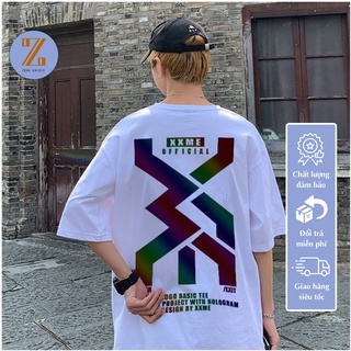 Áo thun tay lỡ ZONE UNISEX áo thun tay lỡ nam nữ họa tiết XX phản quan lưng 7 màu