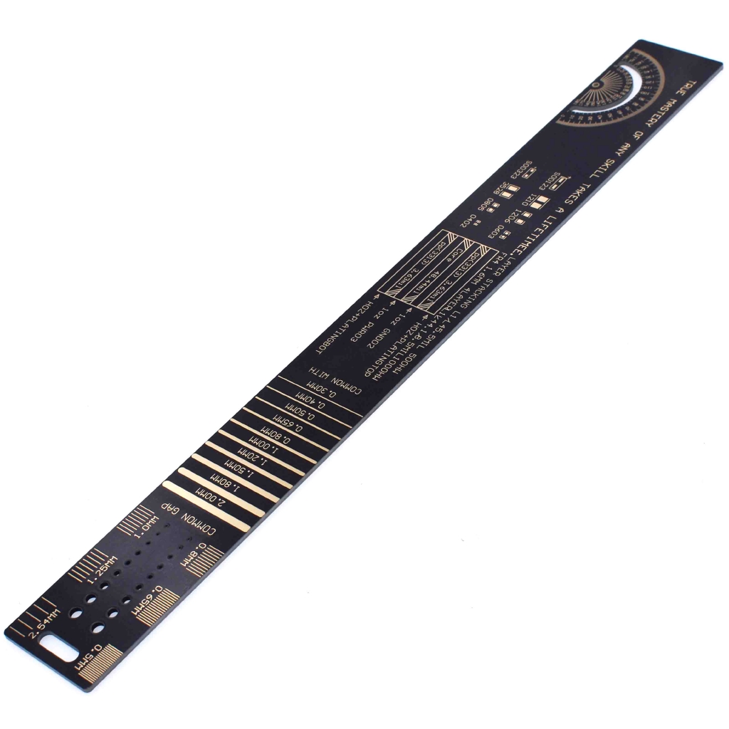 Thước đo lường 180 độ cho 15cm 20cm 25cm 30cm PCB Chip IC SMD Diode đa năng