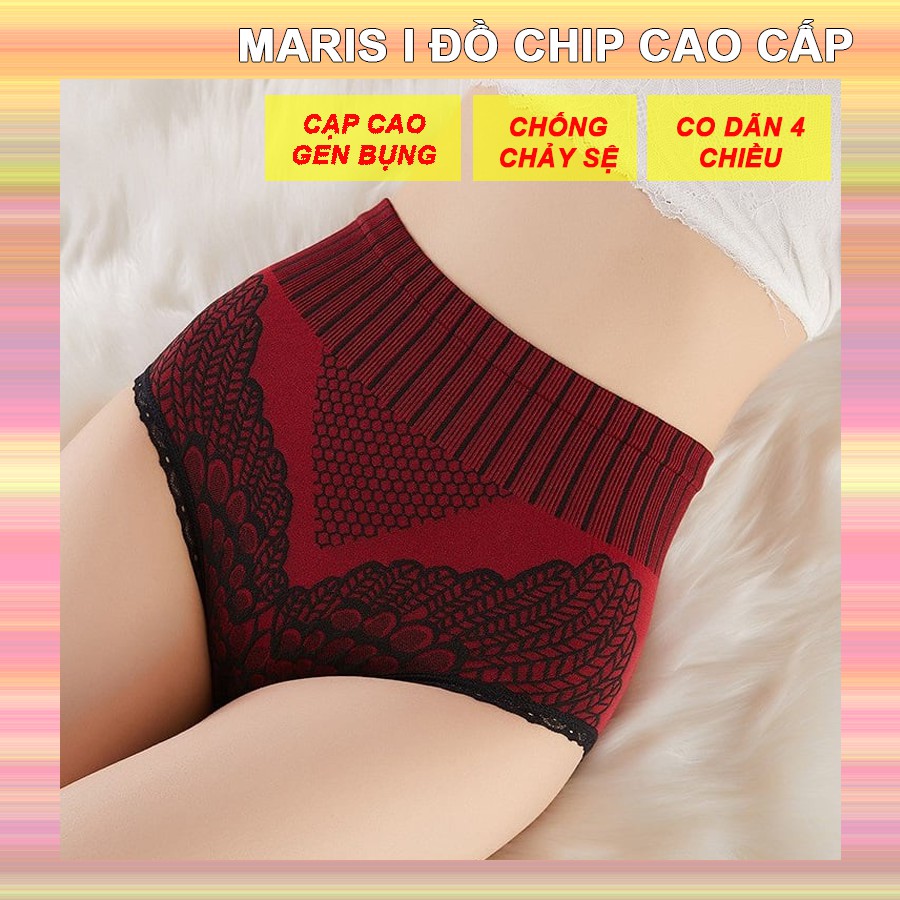 Quần chip nữ Gen Bụng, cạp cao, bo eo, nâng mông chống chảy sệ, họa tiết cánh tiên siêu đẹp