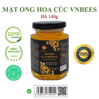 - mật ong hoa cúc rừng vnbees - mật ong organic - hũ 140g