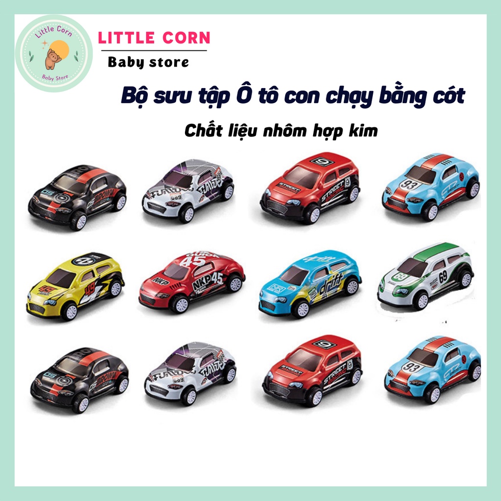 Đô chơi ô tô con cho bé. ô tô cảnh sát, ô tô chạy cót cho bé chất liệu thép hợp kim